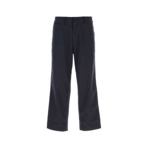 Nanamica Men Navy Blue Cotton Blend Pant